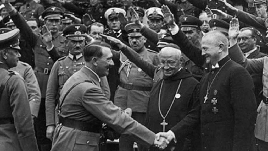 Catholic priests shaking hands with Hitler https://myhousestats.com